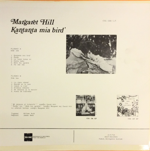 Margaret Hill = Kantanta mia bird - Rare Collectors Record